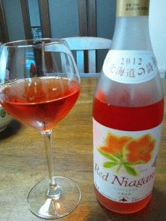 レッドナイヤガラのワインを飲んでみました